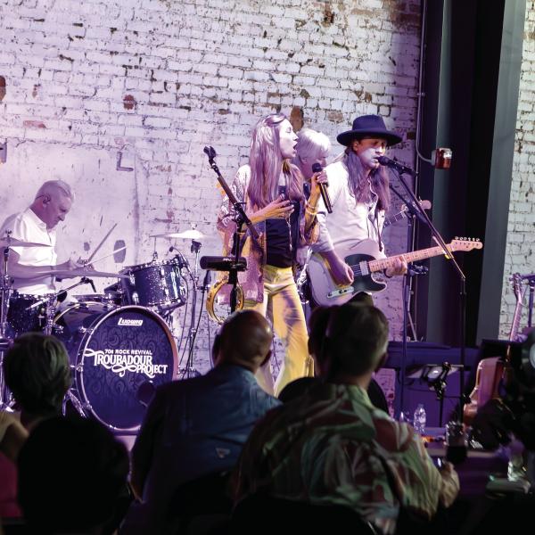 Troubadour Project rocked Oconee Brewery in Greensboro Saturday. (LEIGN LOFGREN/Staff)