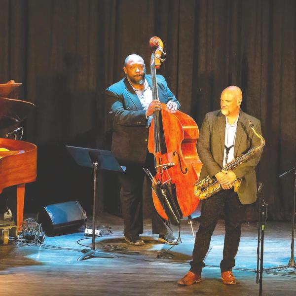 Musicians John Sandfort, Louis Heriveaux, Kevin Smith and Justin Varnes bring the music of John Coltrane to life.
