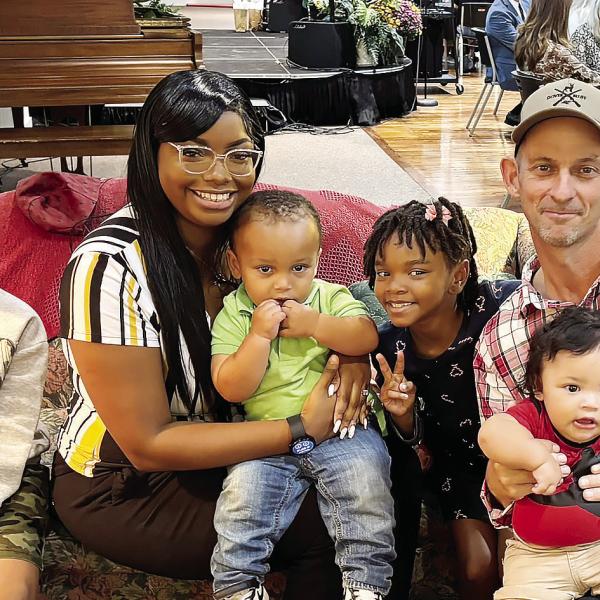 First Call Pregnancy Center’s 20th anniversary celebration consisted of many members of the community, including families, volunteers, and staff members. CONTRIBUTED