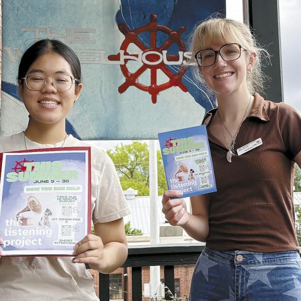 Thao Nguyen, a sophomore at UGA and Mae Daniel, a GCSU graduate student, spent their summer as interns with The Wheelhouse, assessing the needs of small business owners in Madison. CONTRIBUTED