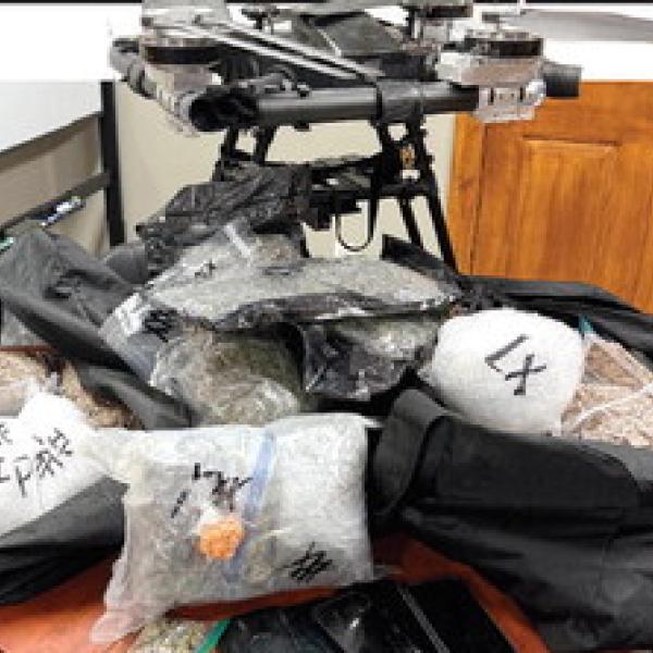 Deputy Leo Sierra found a drone under a blanket during a traffic stop and later uncovered contraband likely headed to a Georgia prison. CONTRIBUTED
