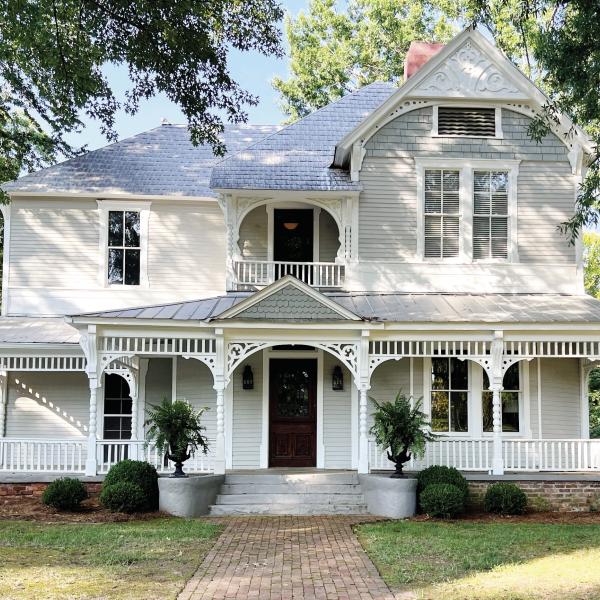 This house at 364 Porter St. in Madison was built by a local furniture merchant about 1847, but now sports a Victorian-era look, including a large porch, gingerbread trim, and shingled gables from about 50 years later. CONTRIBUTED