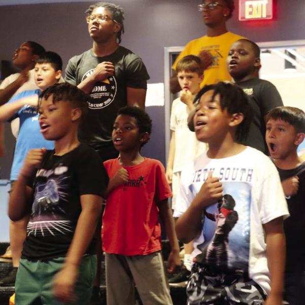 Teaching and worship were part of ATLAS camp’s summer programming for rising kindergarten through sixth-grade students. CONTRIBUTED