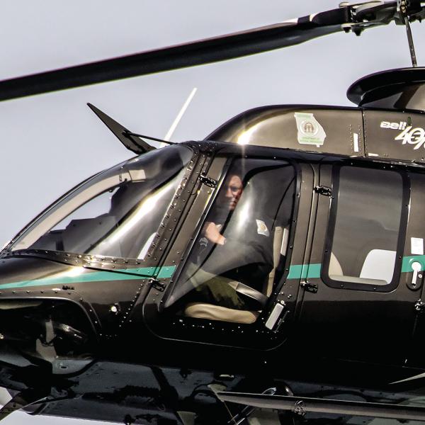 A Georgia DNR aviation crew searched Lake Oconee for missing boater Gary Jones last week. CONTRIBUTED/Casey Brady
