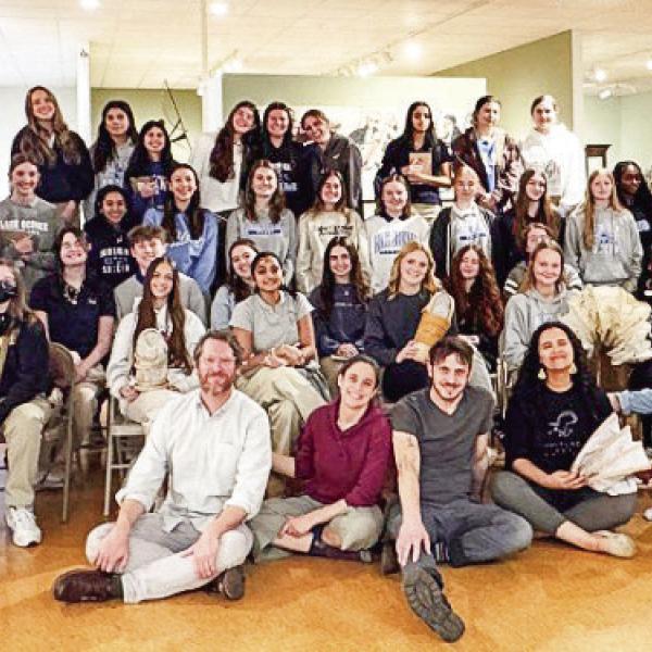 Students from Lake Oconee Academy recently attended a live performance at the Steffen Thomas Art Museum. CONTRIBUTED