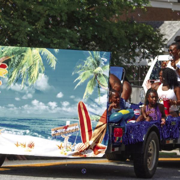 The floats by Stay Country and Luxury Dream Vacations were awarded following the 2025 Dairy Festival Parade. IAN TOCHER/Staff