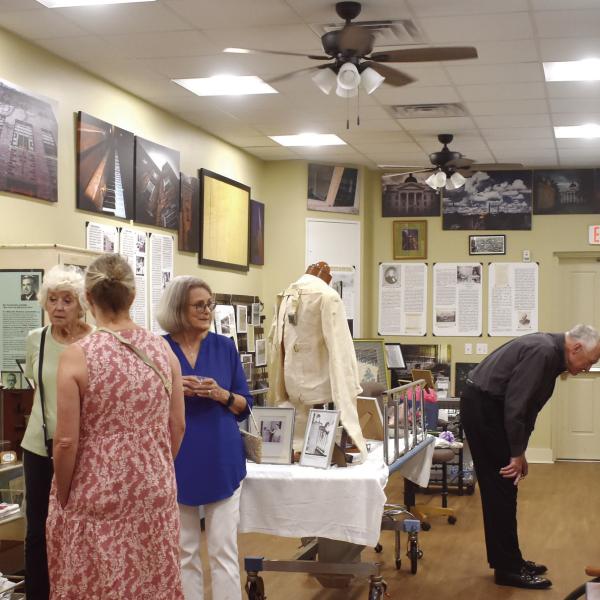 Georgia’s Old Capital Heritage Society at the Depot in partnership with Seeking Asylum hosted an exclusive opening of the new Central State Hospital exhibit Fast Fading, a History of Central State Hospital. BAILEY MCCULLY/Staff