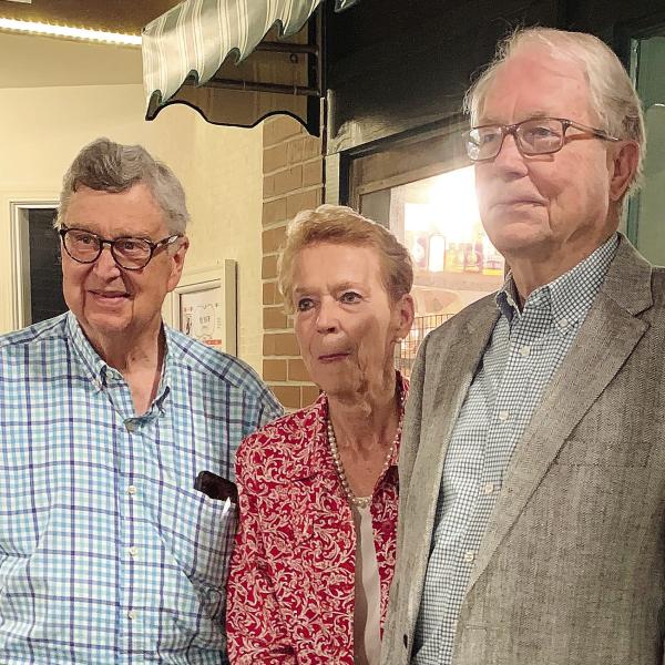 (L to R): Eatonton-Putnam Historical Society President Jim Marshall and Old School History Museum board member Mary Air welcomed speaker Kenneth Thomas to Eatonton. (CONTRIBUTED)