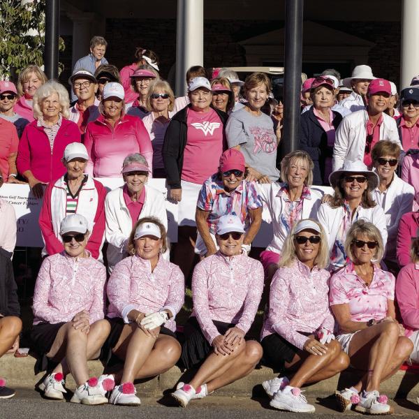 The ladies who made the Pink Ribbon Golf Tournament a great success. LEIGH LOFGREN/Staff