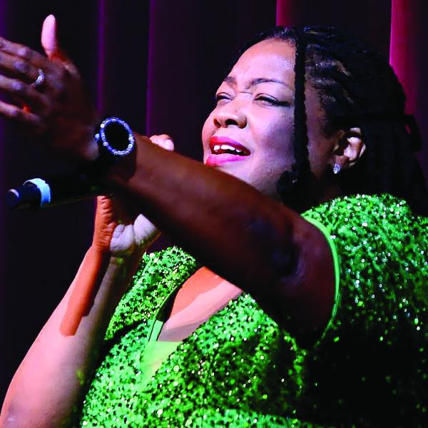 Vocalist Loretta Farley closed the 5th annual Peaceful Purpose Hospice “Diamonds in the Sky” event with a powerful performance that spurred spontaneous applause at various times. IAN TOCHER/Staff