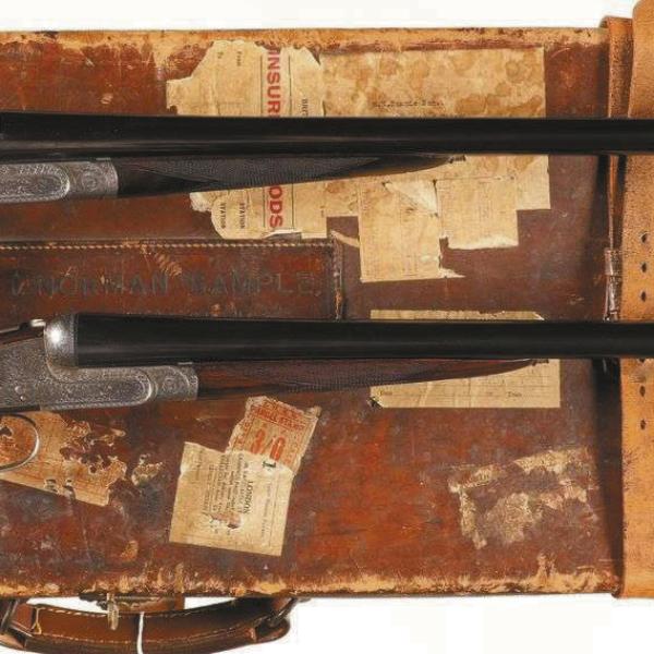 The auction will be highlighted by a pair of Boss & Co. sidelock ejector SXS 12-gauge shotguns, expected to sell for up to $18,000. CONTRIBUTED