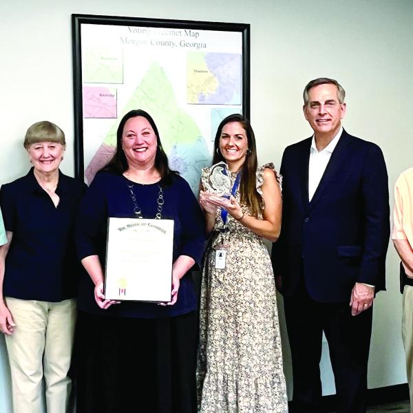 Morgan election office received the EAGLE Award