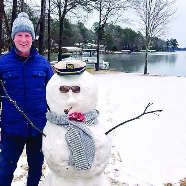 Perfect snowman-making weather! Submitted by Kay Penter