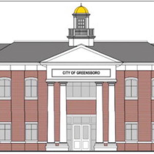 The Greensboro City Council voted to move forward with construction of a new, state-of-the-art city hall during its meeting Monday. The existing city hall off North Main Street would be demolished, with the new building taking its place. CONTRIBUTED