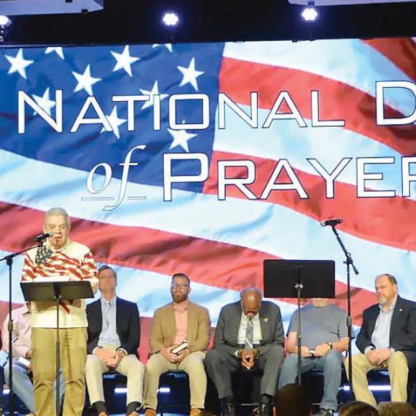 Pastors from Greene and Putnam counties or their substitutes came together to share prayer, sermons, and words of wisdom for National Day of Prayer. CONTRIBUTED