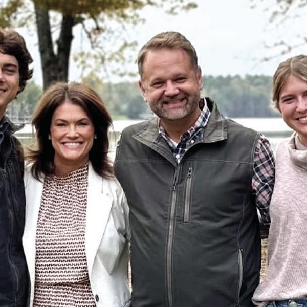 Incoming Sheriff Tyler Hooks and his family. CONTRIBUTED
