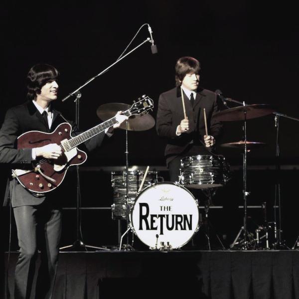 Like a time machine, The Return takes audiences back to pivotal moments of rock ‘n roll history as experienced by John, Paul, George, and Ringo, the original members of The Beatles. CONTRIBUTED