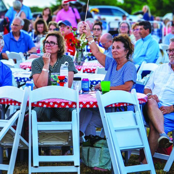 The Farm at Oconee eventually hosted a packed house filled with patriotic concert goers last Saturday for the annual Oconee Performing Arts Society (OPAS) Memorial Day Weekend Concert. CONTRIBUTED