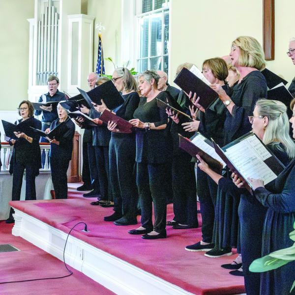 The chorus sings. LEIGH LOFGREN/Staff