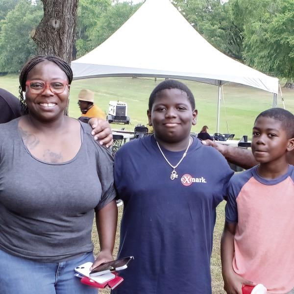 From the Pete Nance Boys & Girls Club were Quaveiyon, Sarah Fultz, James Kilgore, Symir Faust and Dakula Griggs. (LEIGH LOFGREN/Staff)