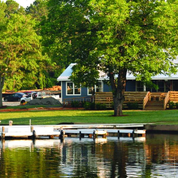 Located on the Richland Creek side of Lake Oconee, The Boathouse features a rustic and inviting restaurant and banquet room. (CONTRIBUTED)
