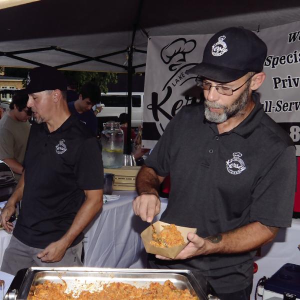 The annual Taste of Eatonton event on The Plaza lawn serves up a wide variety of tasty dishes at an affordable price from several local eateries. IAN TOCHER/Staff