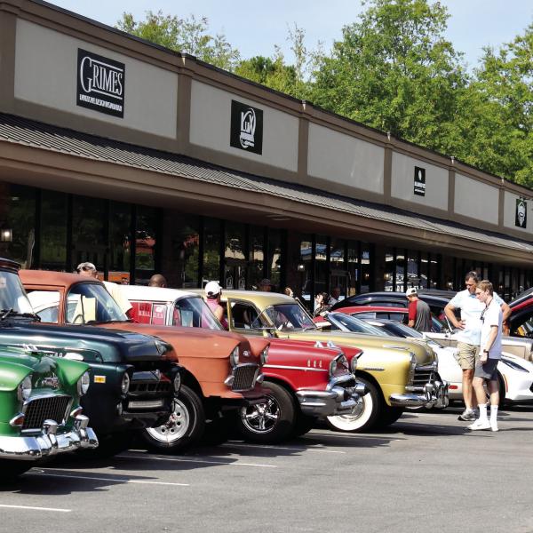 Dozens of hot-rodded rides showed up Saturday for the inaugural Bruzze Brewing Classic Car Show, staged in honor of Jerry Smith, who once operated a car museum in the same space the brewery now occupies alongside Scott Road in eastern Putnam County. (T. MICHAEL STONE/Staff)