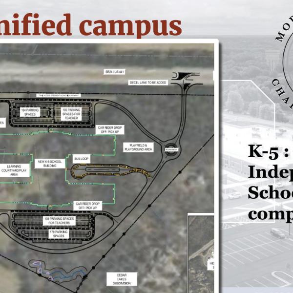 A site plan for the K-5 complex. CONTRIBUTED