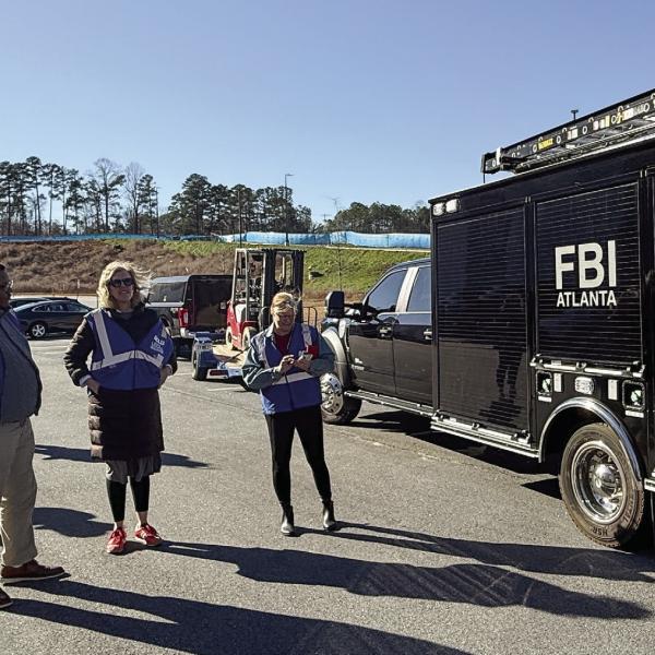 The FBI executed a search warrant for ballots from the 2020 presidential election at the Fulton County elections warehouse on Wednesday, Jan. 28. MARK NIESSE/Capitol Beat