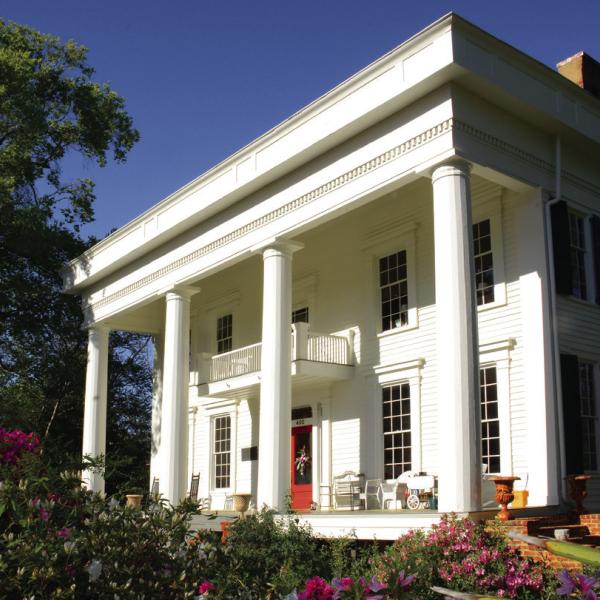 Panola Hall is an 1854 Greek Revival-style home that is supposedly haunted by Eatonton's local, Sylvia. The owners of the home own Sylvia's Coffee. (CONTRIBUTED)