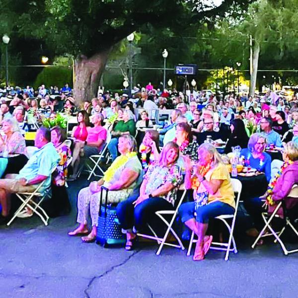 Outdoor concerts at The Plaza Arts Center typically draw large crowds. CONTRIBUTED