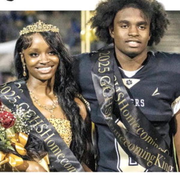 Homecoming Queen Felicity Thomas and King Jailen Ruff. SKYLA MORRIS/Staff