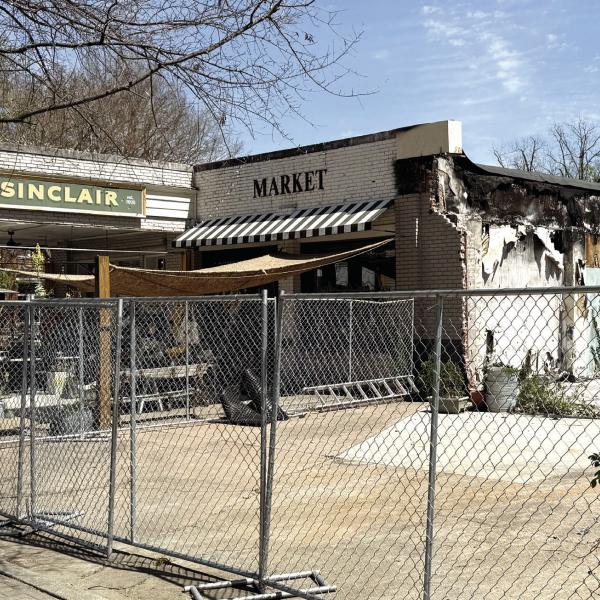 Betty Gene’s restaurant was destroyed in the July 2025 fire, and the gutted portion of the building was recently demolished. After multiple challenges resulted, owner Preston Snyder says he has no choice but to demolish the rest of the building. CONTRIBUTED