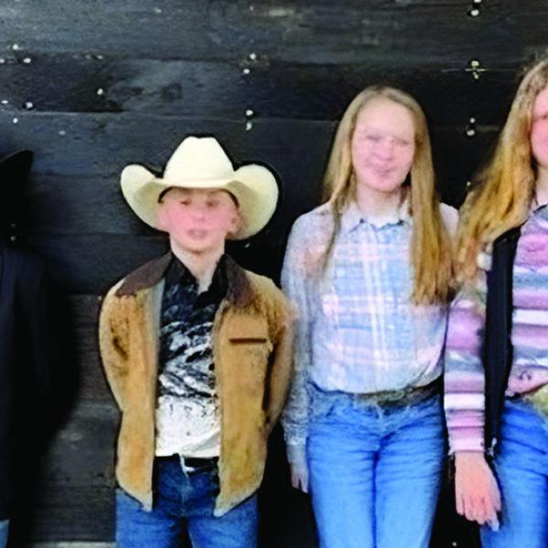 L-R: Clayton King, Dylan Pettit, Lindsey Eley and Kinsley King.