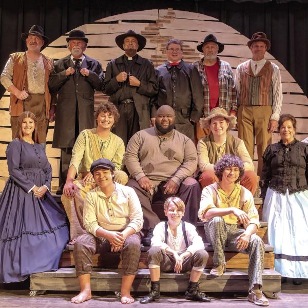 The cast of Big River, The Adventures of Huckleberry Finn. (LEIGH LOFGREN/Staff)