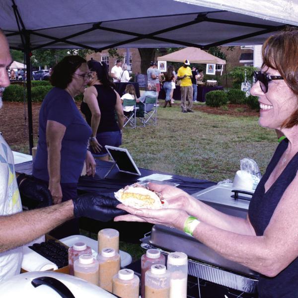 Smiles come easy at Taste of Eatonton, scheduled for Oct. 7 this year at The Plaza. CONTRIBUTED