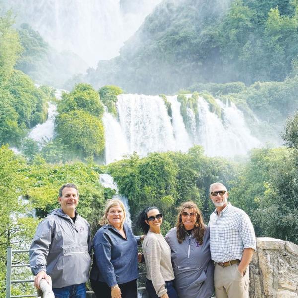Putnam County High School teachers and administrators, including Principal Dr. Andrew Cooper (left) accompanied students on their trip to Italy. CONTRIBUTED