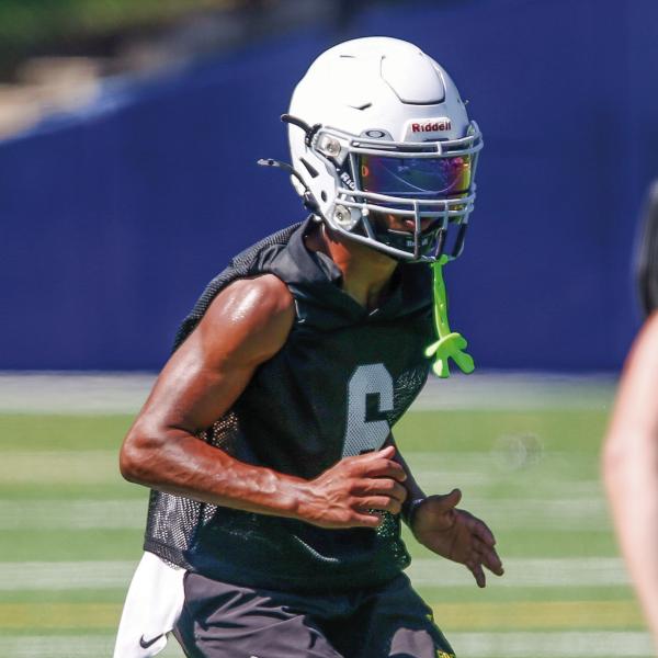 LOA two-way standout Kam Geter works through a drill during practice earlier this summer as the Titans prepare for the upcoming season. LANCE McCURLEY/Staff