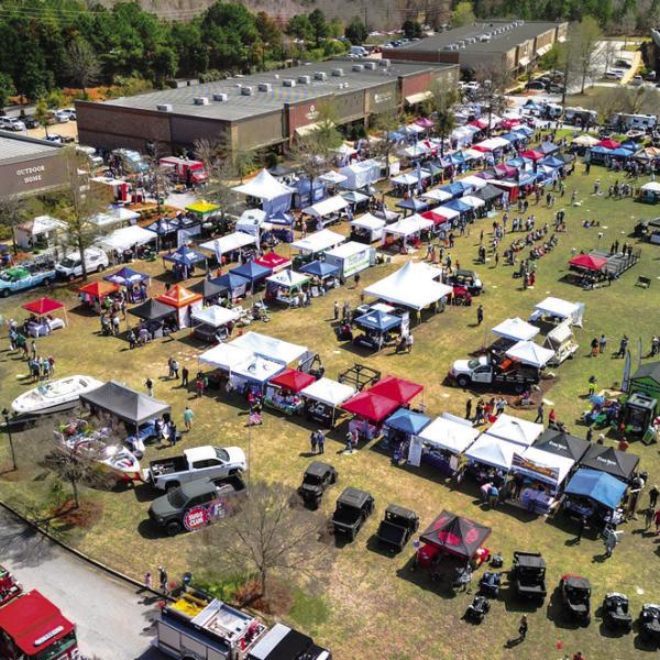 Last year’s Big Event was held at the business mall off Linger Longer Road opposite Publix, but will be moved to a new home this year at Lake Oconee Church, loated at 1101 Village Park Dr., Greensboro. CONTRIBUTED