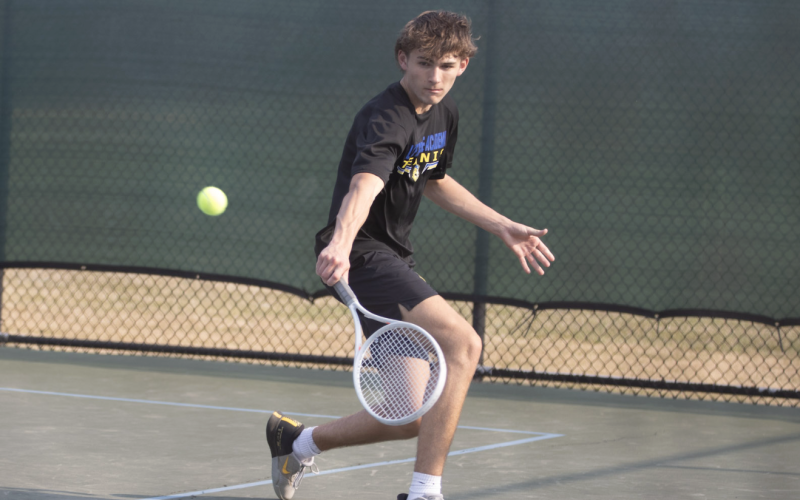 Both Lake Oconee Academy tennis teams are headed back to the Elite Eight, as each are trying to win a state championship. SKYLA MORRIS/Staff