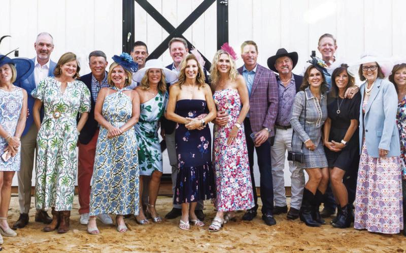 Guests at the inaugural Hats, Horses &amp; Helping Hands Derby fundraiser to benefit Neighbors Helping Neighbors arrived in their Derby best, sporting colorful hats and seersucker suits while sipping traditional mint juleps at Putnam County’s Lake Oconee Equestrian Center. CONTRIBUTED