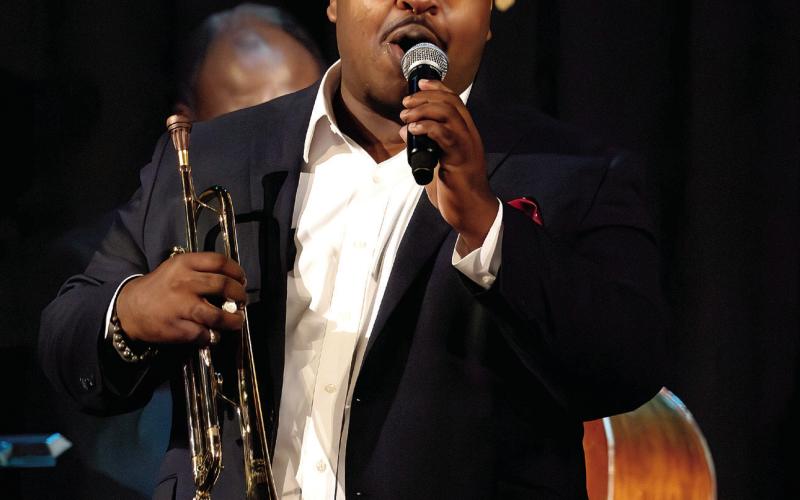 Vocalist, Trumpeter and composer Michael Cruse was among the guest musicians performing with The Jazz Legacy Project.