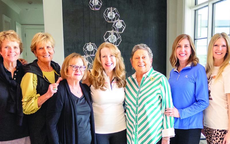 L-R: Larry Vaughan, Chairman; Norine Lassa, Jere Brady, Annette Obanion, Diane Grimes, Micki Tanner, Cecelia Miller, Jennifer Astrin, Bari Love, and Chuck Rowland. CONTRIBUTED