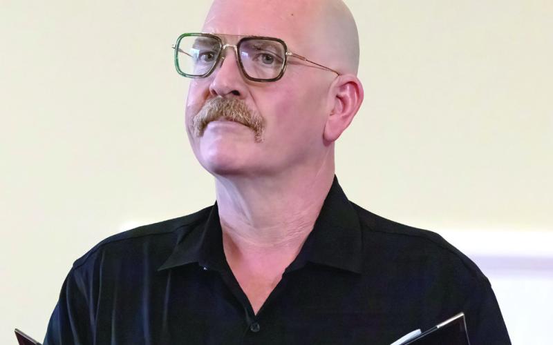 Chorale member Drace Langford. LEIGH LOFGREN/Staff