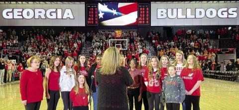 The LOA Chorus consists of seventh-and eighth-grade students, including many in the school’s choral program for two years. CONTRIBUTED