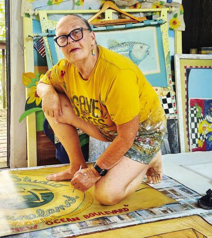 Molly Lesnikowski in her studio. (CONTRIBUTED)