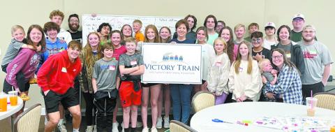 Lakeside youth help with Victory Train mission