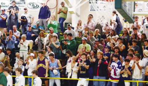 The student section at Gatewood deserves credit for cheering on their Gators all season long, head coach Don Keiser said. IAN TOCHER/Staff