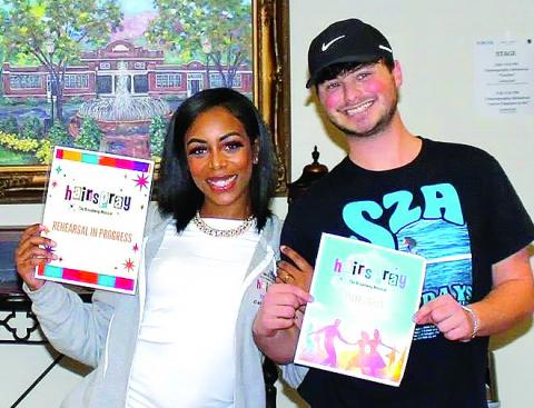 Kellsey Ortega (left) plays Tracy Turnblad, and Tyler Stella plays Link Larkin in “Hairspray the Musical,” coming soon to The Plaza. CONTRIBUTED