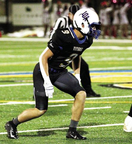 Lake Oconee Academy senior tight end and outside linebacker Reid Davis earned his first offer from Berry College last month. WILL MORRISON/Staff